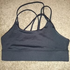 Black Sports Bra